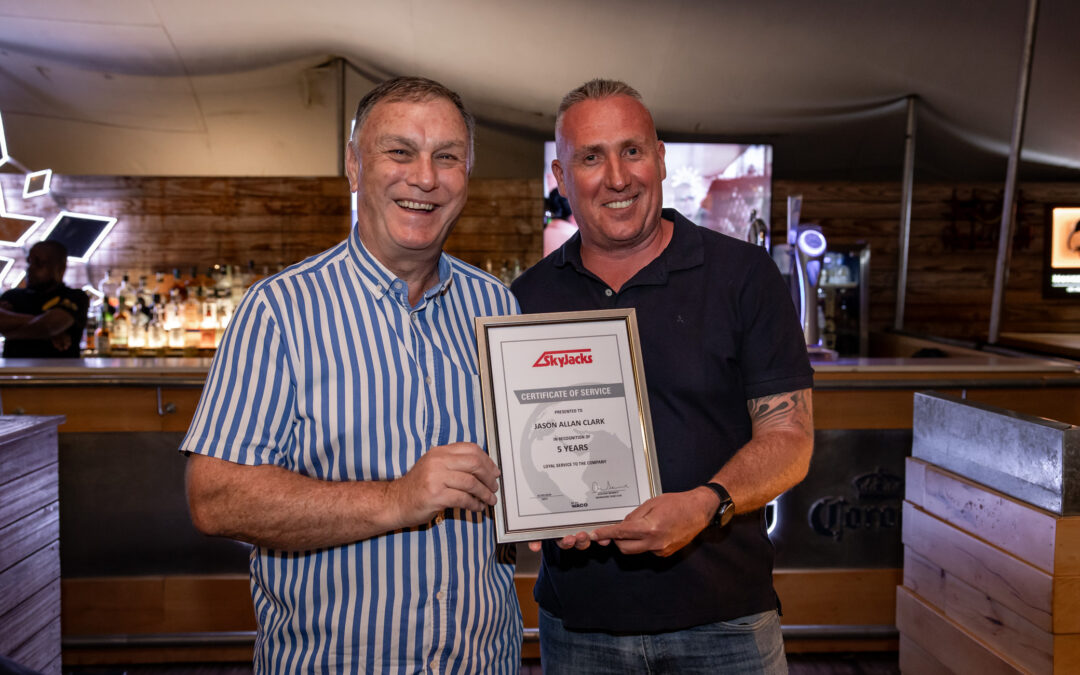 Celebrating Long Service at SkyJacks!